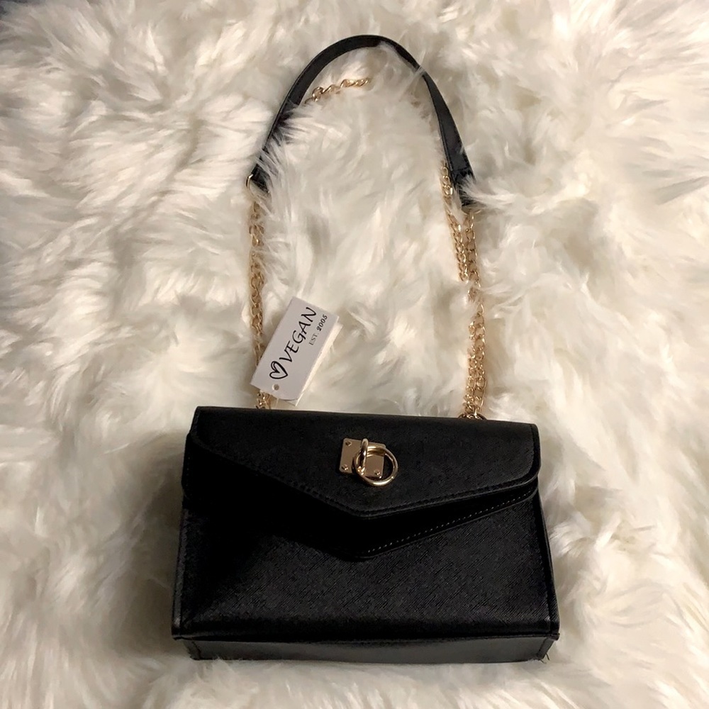 Black Shoulder Purse - Picture 4 of 4